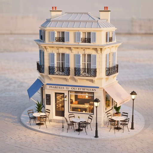 A Paris café in miniature — Reference